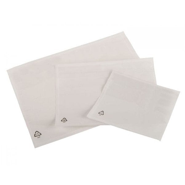 A5 Plain Document Wallets – Clear Paper Envelopes – Pack of 1000 (A5PPL)