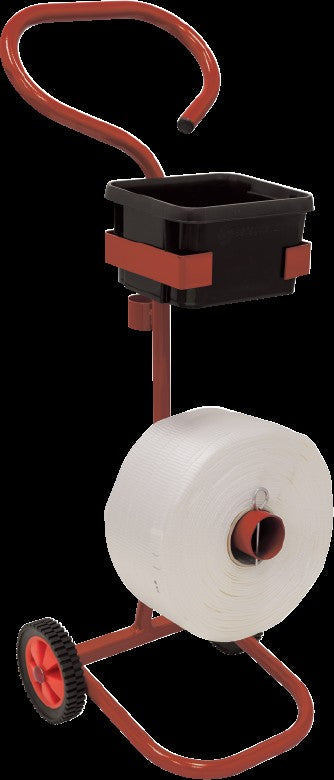Mobile Dispenser for Coreded Polyester Strapping