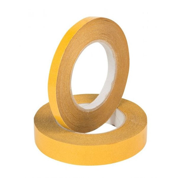 Polypropylene Double Sided Tape 12mm x 50mtr Hotmelt adhesive Clear