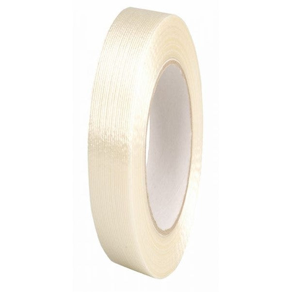 Polyester Monoweave Filament Tape 24mm x 50mtr Solvent adhesive Clear
