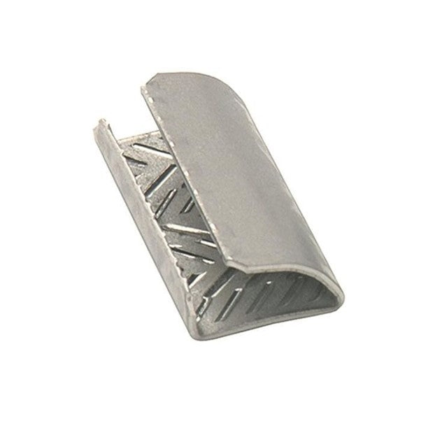 Stainless Steel Serrated Seal 12mm Width 30mm in Length 1.04mm in Thickness For Plastic Strapping 10