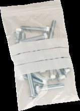 Premium Grade Polythene Grip Seal Bags 203mm x 279mm (8in x 11in) 45mu