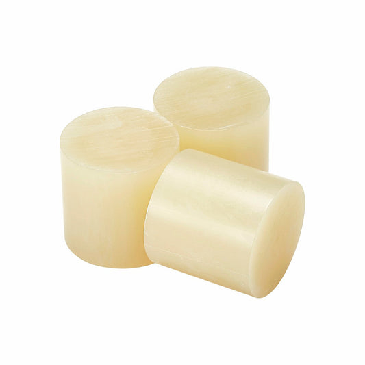 Fast Set Hotmelt Glue 43mm Diameter Slugs Light Brown in Colour 10kg a Box
