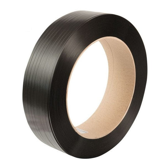 Polyester Embossed Hand Strap 15.5mmx0.85mmx1500mtr Cardboard Core 170x400mm 535kg Breaking Strain B