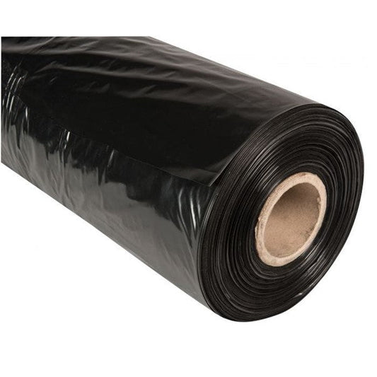 1800mm x 1.8m Black LLDPE Pallet Top Covers – 50mu – Pallet of 50 Rolls