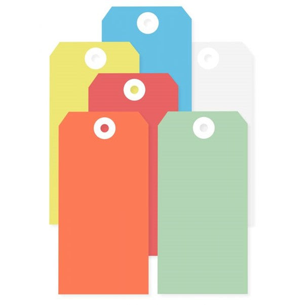 Parts Tags unstrung 125 x 63mm blue