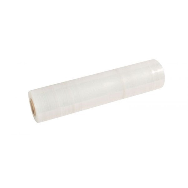 LLDPE Cast Stretch Film 400mm Width x 200mtr Length 34mu 38mm Extended Core Clear  6 Rolls per Case