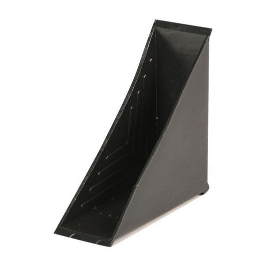 HDPE Closed Corner Protectors 60 x 60 x 28mm Black in Colour