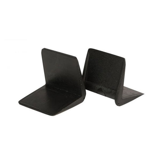 37mm x 32mm Black Plastic Edge Protectors – Recycled Copolymer – Box of 1000