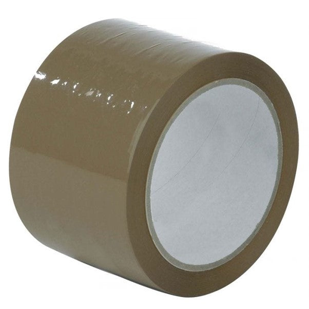 Packing Tape polypropylene solvent adhesive 75mm x 66mtr clear