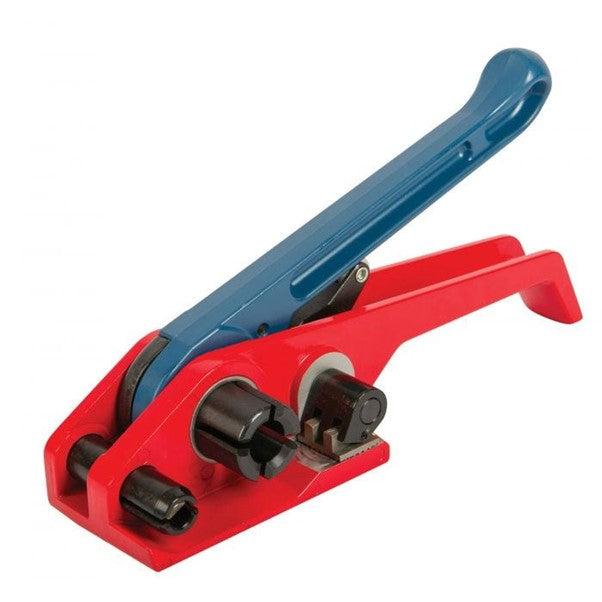 Tensioner for corded polyester strapping 19mm