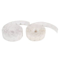 Hook and Loop Coins self-adhesive 19mm diameter white roll/125
