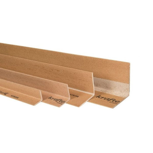 Edge Board Cardboard 50mm Flange Width 3.5mm Thickness 780mm Length Kraft 25 per Pack