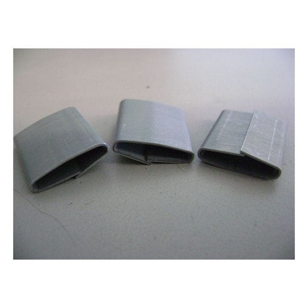 Steel Lap Over Seal 13mm Width 0.7mm Thickness 25mm Length For Steel Strapping 2000 Per Box Safeguar