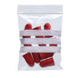 Standard Duty Polythene Grip Seal Bags Write-on Panel 76mm x 82mm (3in x 3.2in) 35mu Clear