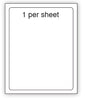 A4 Laser Label 1Up White 100/pack