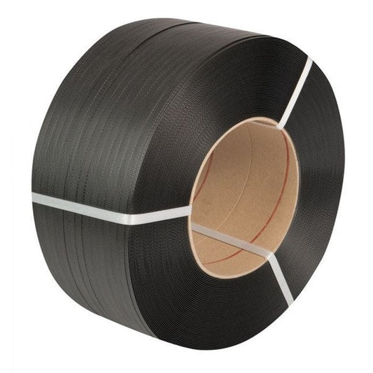 Polypropylene Embossed Machine Strap 12mmx0.63mmx3000mtr Cardboard Core 190x200mm 165kg Breaking Str