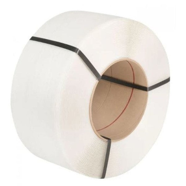 Machine Strapping polypropylene 12 x 0.75mm x 1600mtr white