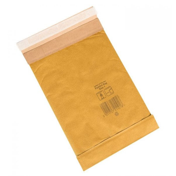 Jiffy Padded Bags 164 x 285mm (size 1) White 100 per Box