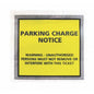 Parking Charge Notice Wallets (Parking Charge) 1000 Per Box Low Tack