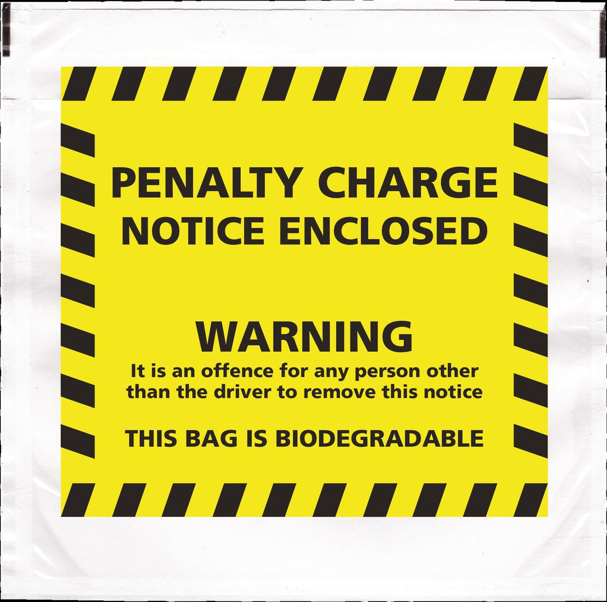 Penalty Charge Notice Wallets (Penalty Charge) 1000 Per Box Low Tack