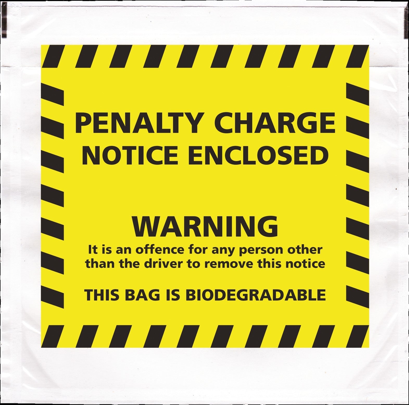 Tenzalopes Paper BIO Penalty Charge Wallets 130 x 120mm int (PENALTY CHARGE NOTICE)