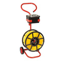 Mobile Dispenser for strapping on plastic reel