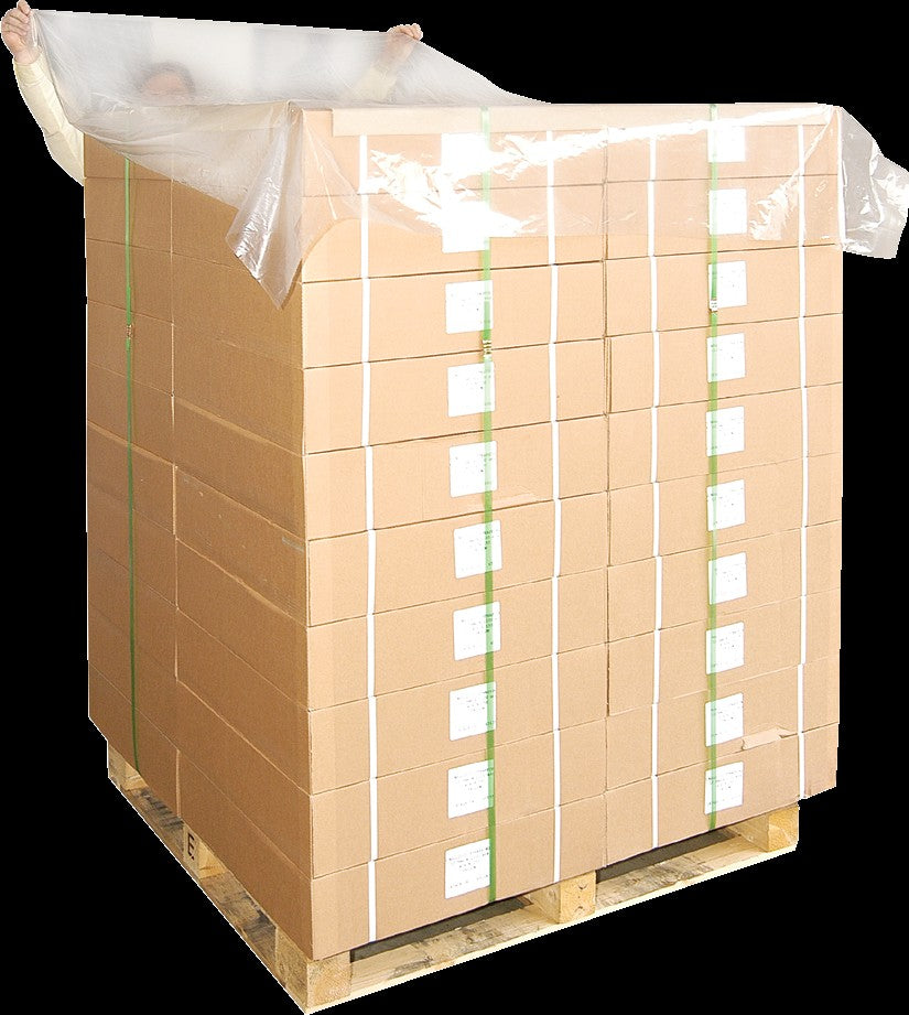 Centrefold Top Covers on roll polythene 900/1800 x 1800mm 50mu clear