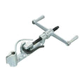 Tensioner for stainless steel strapping