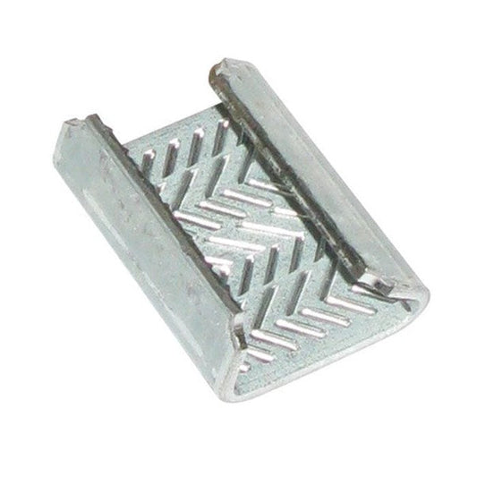 Stainless Steel Serrated Seal 19mm Width 30mm in Length 1.73mm in Thickness For Plastic Strapping 10