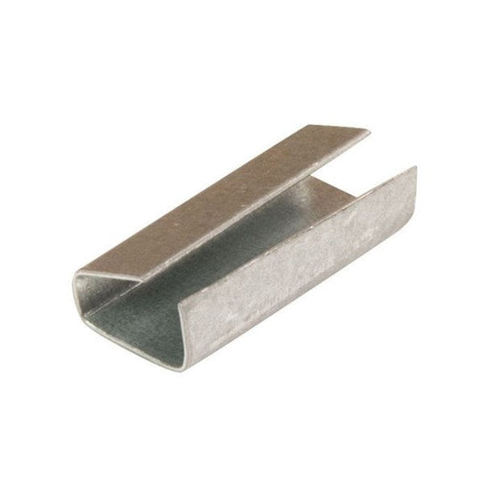 12mm x 32mm Stainless Steel Semi-Open Strapping Seals – 0.6mm Thick (Box of 2000)