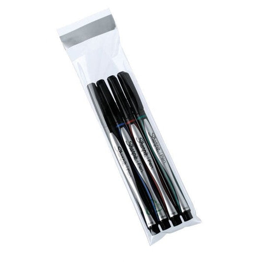 Self Seal Bags polythene 100 x 100mm 50mu clear