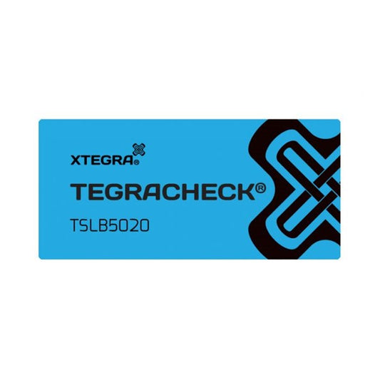 Tegracheck Security Labels non-transfer 50 x 20mm blue