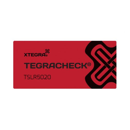 Tegracheck Security Labels total transfer 50 x 20mm red
