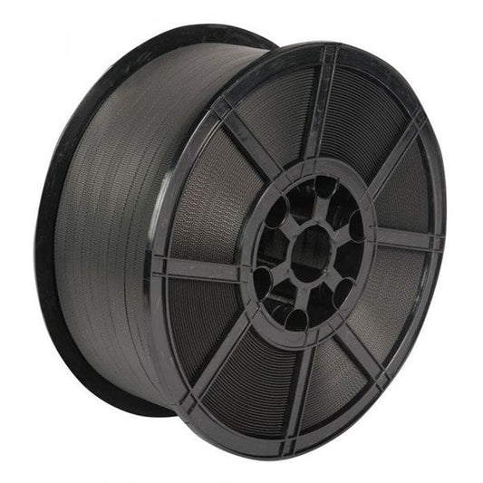 12mm x 1300m Black Polypropylene (PP) Strapping – 240kg Strength – Black
