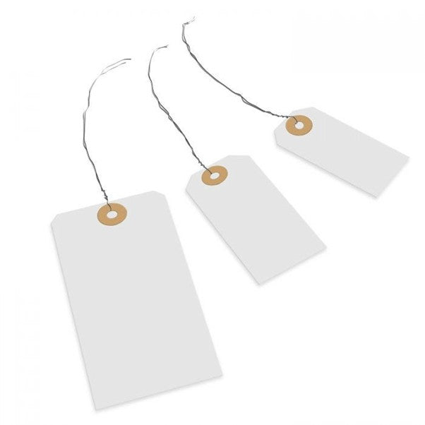 Parts Tags 125 x 63mm white
